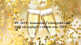 KSČM, přání do nového roku, 2019, levice, Česká Lípa